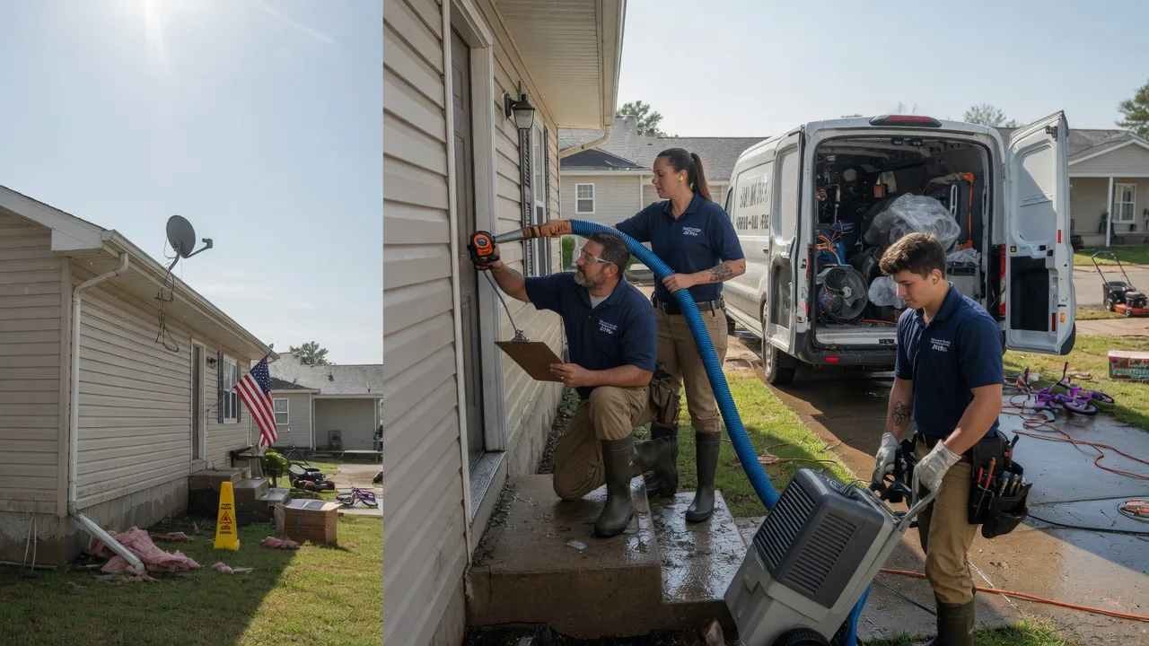 Ceiling Water Damage Restoration in Oslo, MN near me